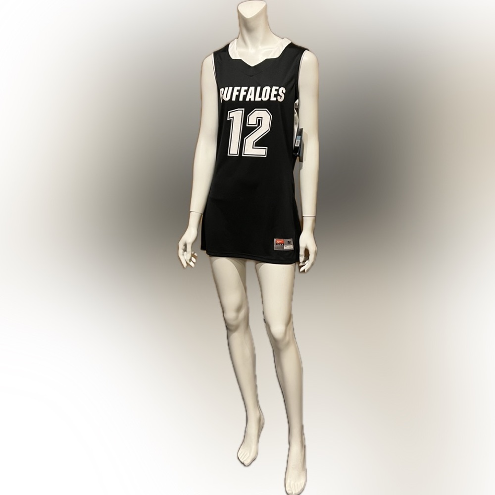 NWT CU Colorado Buffaloes #12 Team Nike Jersey Women’s M SZ 8-10 Sleeveless